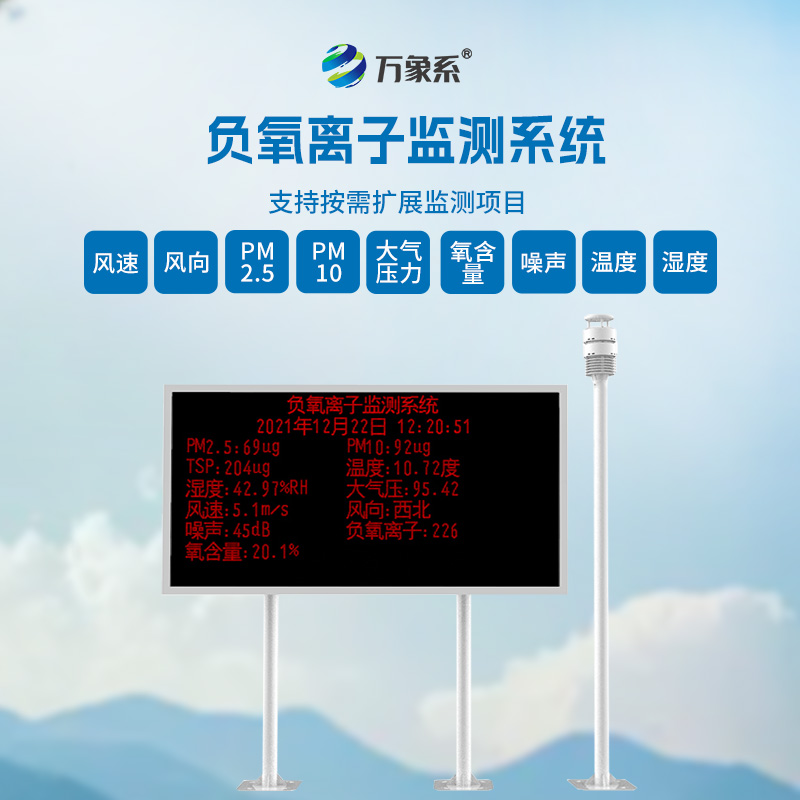 負氧離子在線監(jiān)測站