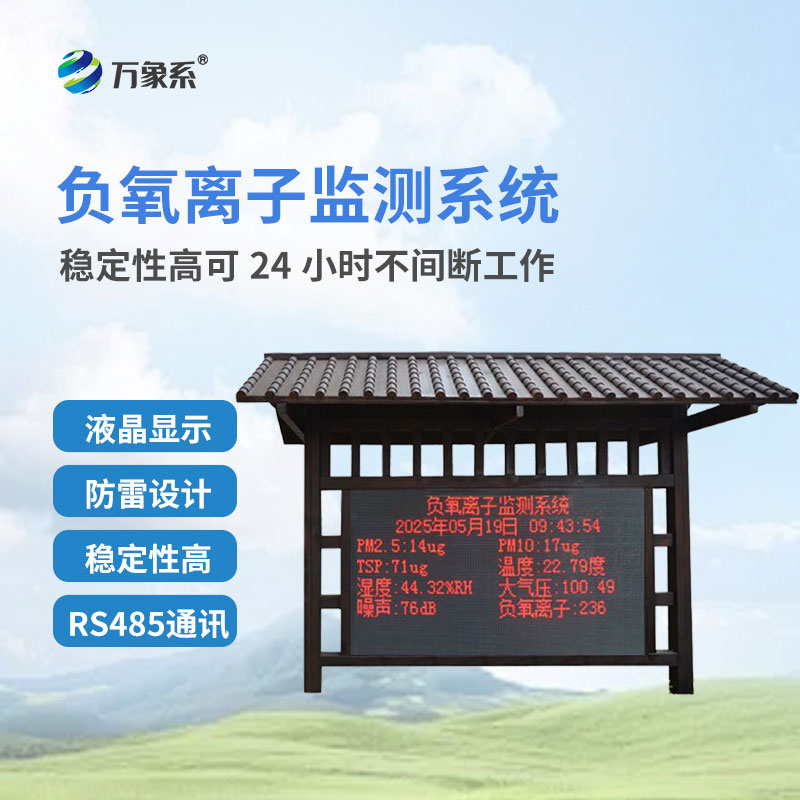 公園負氧離子監(jiān)測站